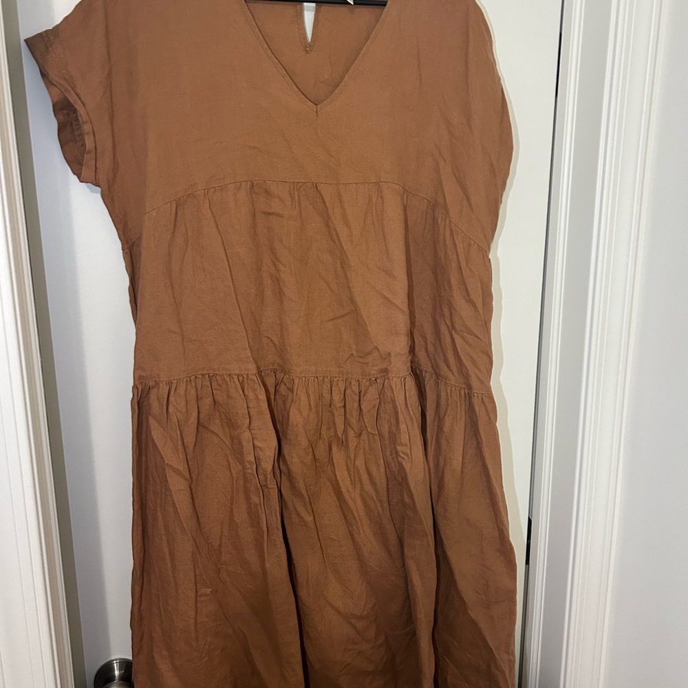 Rylee + Cru Brown Dress